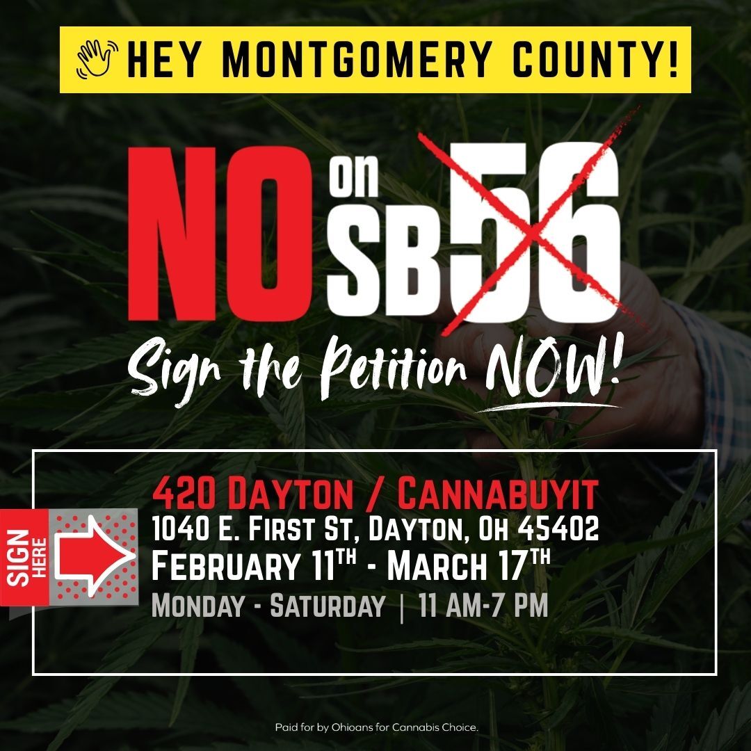 420 Dayton / Cannabuyit, 1040 E. First St, Dayton, OH 45402, February 11 - March 17, Monday - Saturday, 11am - 7pm